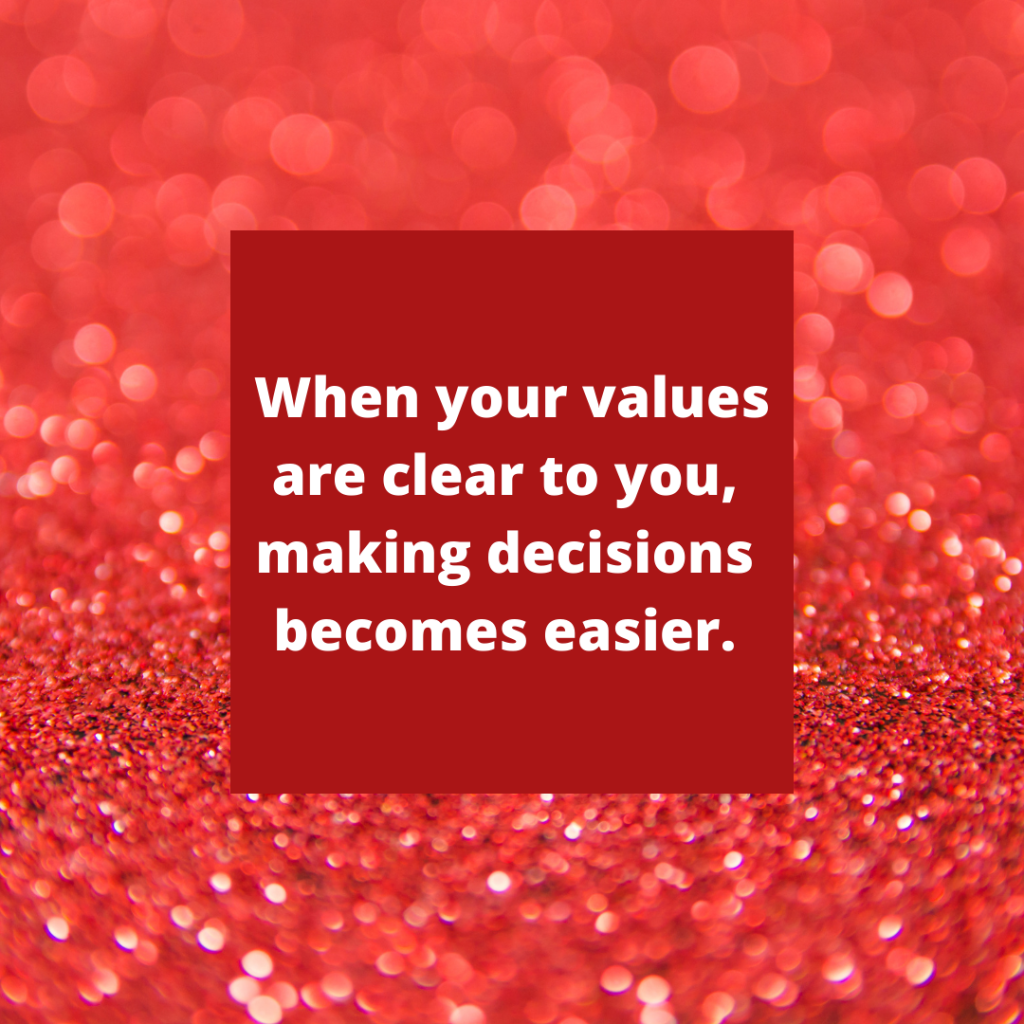 Values inform our daily interactions and our major life decisions.